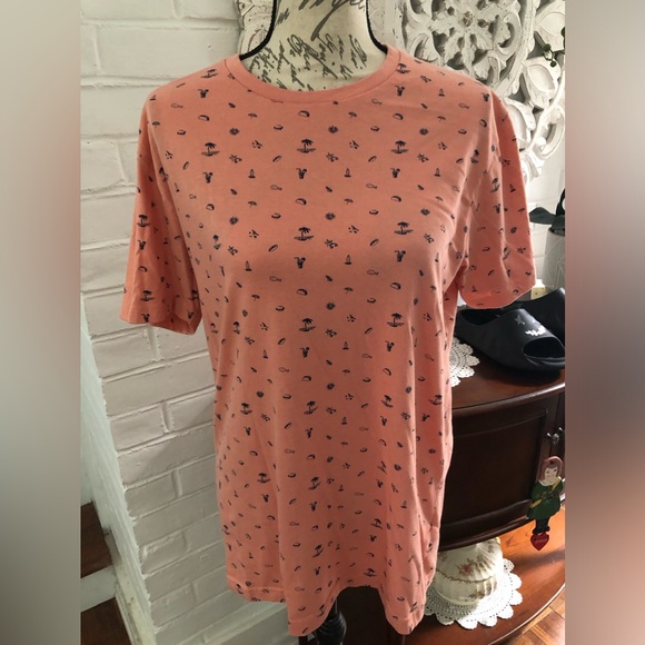 DENIM & FLOWER MENS TEE - Picture 2 of 7